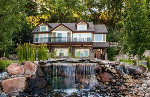 Box Elder County Casa | Increíble Lakeside Lodge y Beach House