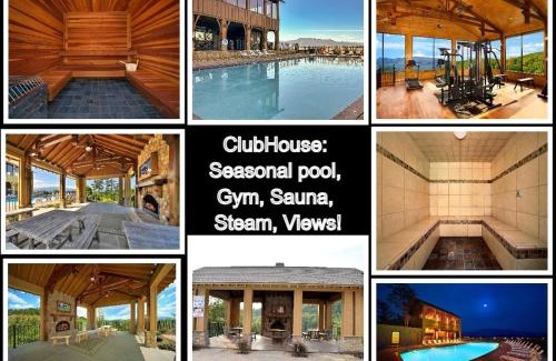 Sevierville Casa | Infinity Vista Retreat - 5BR, Smoky Mountain Views Pool, HotTub