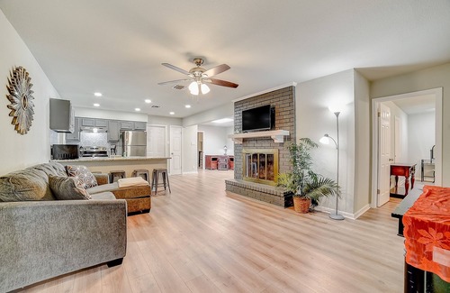 Pecan Valley Casa | Inviting home with heated pool, enclosed yard, central AC, & W/D - dog-friendly
