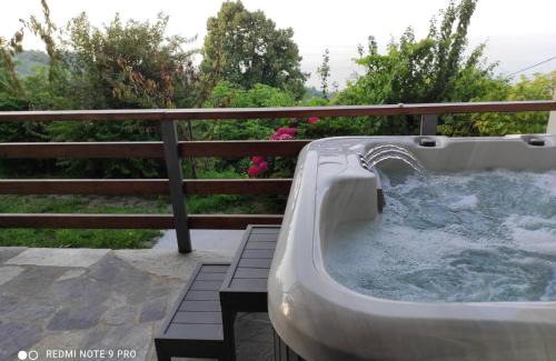 Tsagarada Apartamento | Iris Stone Villa with Jacuzzi