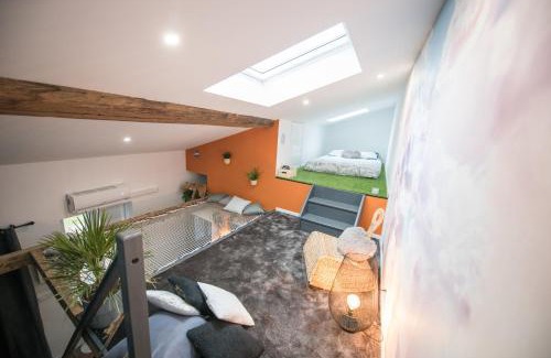 Plaine Centre Ville Apartamento | JUNGLE ROOM évadez vous cosy luxe gare autoroute