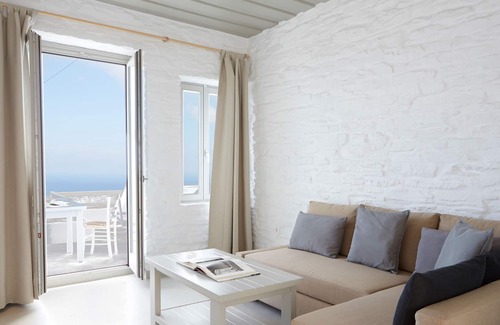 Ioulida Apartamento | Suite Junior con vistas al mar de Kea Village Suites