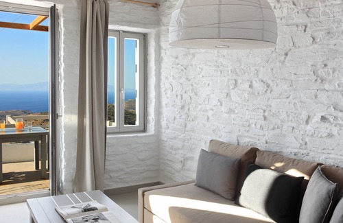 Ioulida Apartamento | Suite Junior con vistas al mar de Kea Village Suites