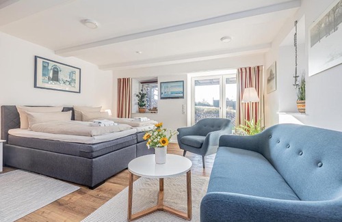 Harrislee Apartamento | Kapitänshaus Niehuus fewo1846 - Webleinstek - moderne Wohnung mit Terrasse auf parkähnlichem Grundstück