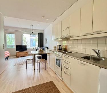 Kuusamo Apartamento | Keskustan Helmi saunalla 33m2 ilm P-paikka