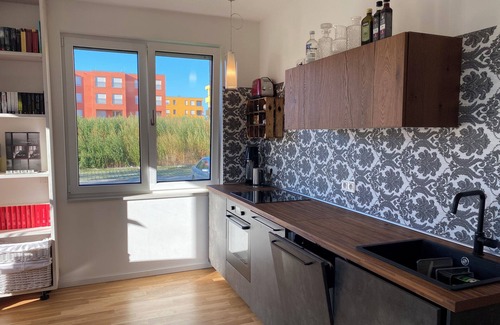 Ketzin/Havel Apartamento | Ketzin Havel modern apartment with private garden, close to the water