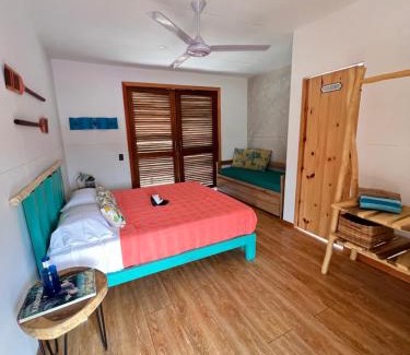 Juan de Acosta Casa | KITE en Mojarra Beach Habitación privada vista al mar