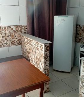Luziania Casa | Kitnet 1 mobiliada, quarto, banheiro, cozinha americana