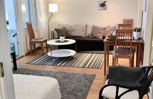 Lahti Apartamento | Kotimaailma KotikaksioMallask saunalla