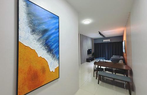 Kampung Stampin Apartamento | Kuching Cozy Comfort 07 - Home Stay GEM Suites 7 Pax near Airport & Saradise