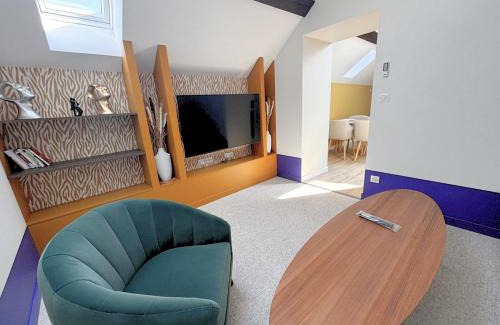 Lons-le-Saunier Apartamento | L'échapée verte Grand T3 avec climatisation