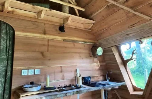 Priziac Cabina | Komfortables Holz Geodäsie ALCHIMIST 38m2 - 4 Personen 4 Personen