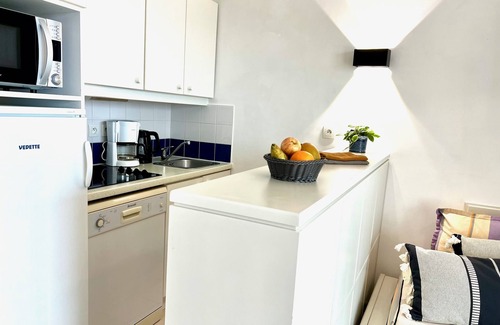 Chateau-d'Olonne Apartamento | L'Estran-Apartamento-Familiar-Baño privado con bañera-Vista al mar