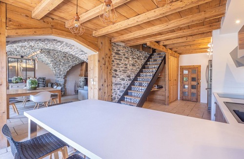 Huez-en-Oisans Casa | L'Oisans Bleu - Village house with terrace and garden