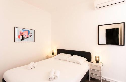 Jean-Medecin Apartamento | L4 Fayad 2BDR Hotel des Postes Central, Massena AC 2Balconies