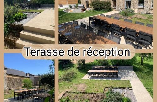 Saint-Medard-sur-Ille Casa | La Babelais, 24 couchages 36 personnes pour une soirée