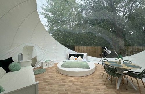 Crecy-sur-Serre Casa | La bulle XXL (chauffée) Au Domaine Du Pré Dieu