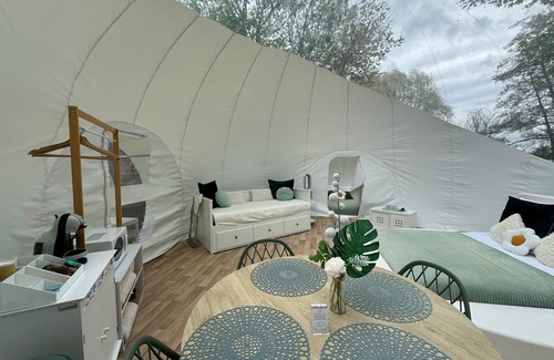 Crecy-sur-Serre Casa | La bulle XXL (chauffée) Au Domaine Du Pré Dieu