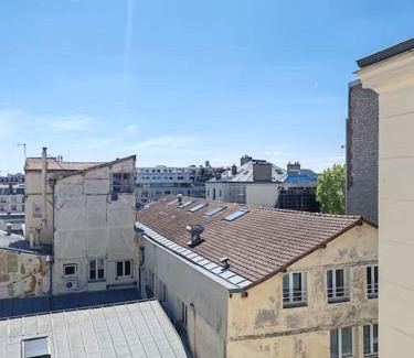 Quartier de la Porte-Saint-Denis Apartamento | La Cabane Parisienne - Au centre de Paris - Lumineux - Vue panoramique
