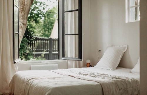 Giverny Casa | La Mezzanine-Dúplex-Superior-Habitación con desagüe-Vista al campo