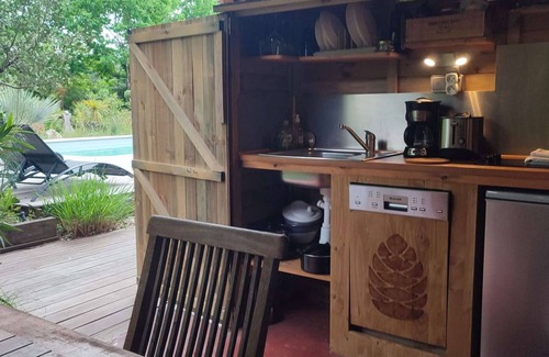 Lege-Cap-Ferret Apartamento | La Grange Océane Lège Cap-Ferret - "Douceur Marine" Studio - Heated Pool - WIFI/netflix