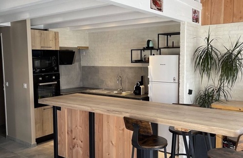 Gujan-Mestras Apartamento | Apartamento-Confortable-Baño privado con bañera-Terraza-Meublé de tourisme ***