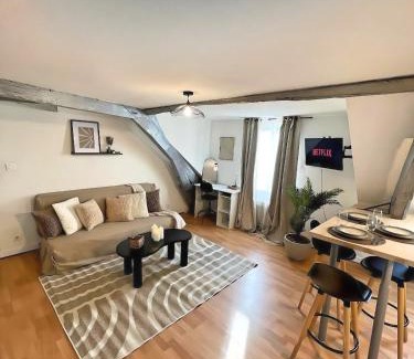 Brive-la-Gaillarde Apartamento | La Mansarde - Cœur Historique, Charme et Confort