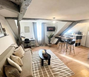 Brive-la-Gaillarde Apartamento | La Mansarde - Cœur Historique, Charme et Confort