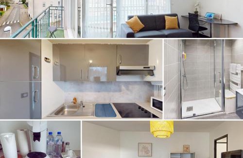 Bussy-Saint-Georges Apartamento | La perle de Bussy- Grand studio cosy -Parking-Balcon- Disneyland - Paris