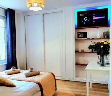 Boulogne-Centre Apartamento | La Petite Boulonnaise Studio cosy avec cour privative - proche Nausicaa