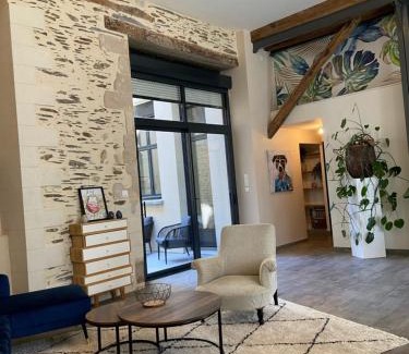 Downtown Angers Apartamento | La Sellerie - Loft de luxe au cœur d'Angers