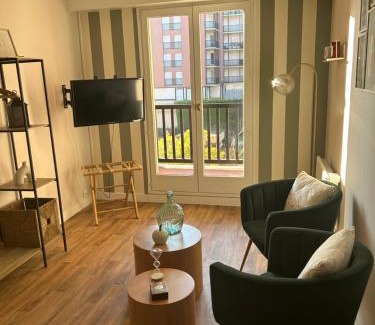 Cabourg Apartamento | La Suite Émeraude - Cosy, chic et bord de mer