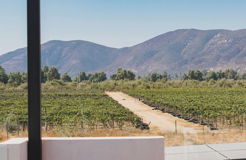 Valle de Guadalupe Cabina | La Vid Urbana - Blue Sky