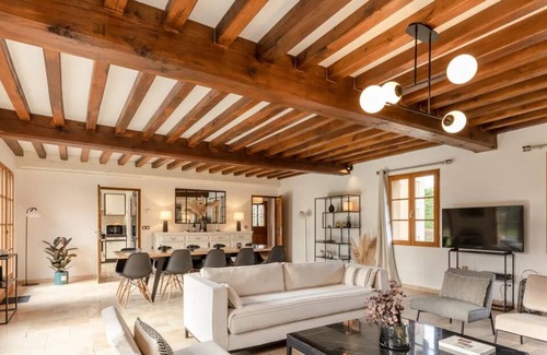 Gonneville-sur-Honfleur Villa | Villa DIAMANTI 5★ | Piscina, Jacuzzi, Sauna, Jardín | 8 personas