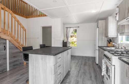 Saint-Raymond Chalet De Esquí | Lac-Mercher-2 - Enchanting chalet with terrace and lake