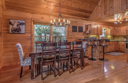 Morganton Cabina | Lake Escape - Pet Friendly | Private Dock on Lake Blue Ridge | Hot Tub