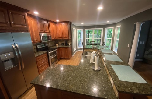 Mount Gilead Casa | Lake front home with great dock for relaxing downtime and action packed days.