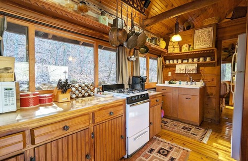 Eureka Springs Cabina | Lake Lucerne Cabin # 8 Wifi+Parking+Deck Coyote's Rest