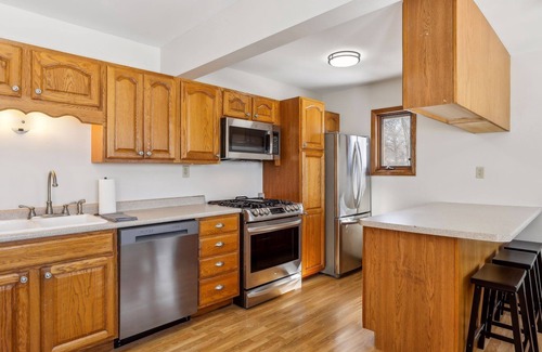 Ramsey County Casa | Lakefront Getaway: Sauna, Hot Tub, Firepit & More! 3 Bedroom Home by RedAwning