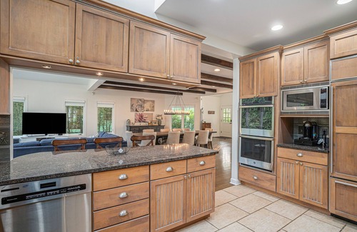 Michiana Casa | Lakefront getaway with lake views, private pool, game room & custom golf cart