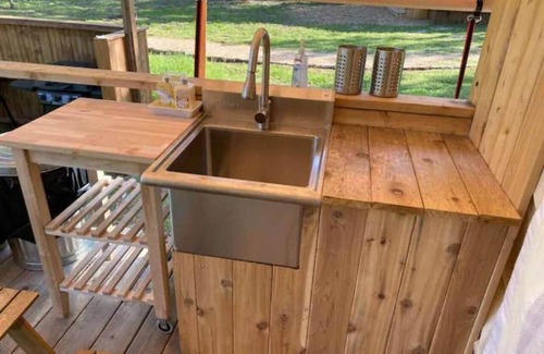 Bastrop Casa | Lakefront Glamping Safari Tent #7: The Longhorn