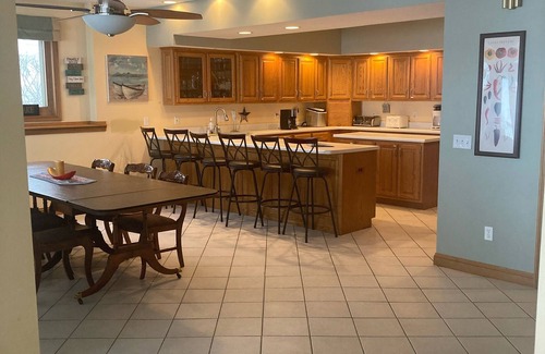 Angola Casa | Lakefront Home on Crooked Lake, Beautiful Views and Plenty of Space and Hot Tub!