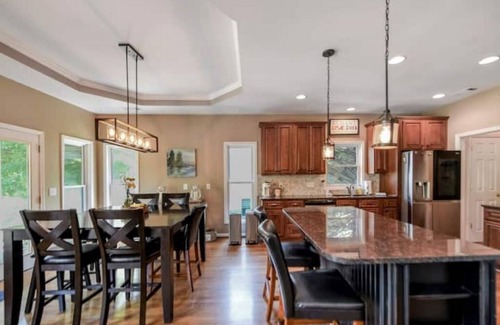 Waleska Casa | Lakefront Home with Hot Tub, Home Theater, Fire Pit and Lake Access