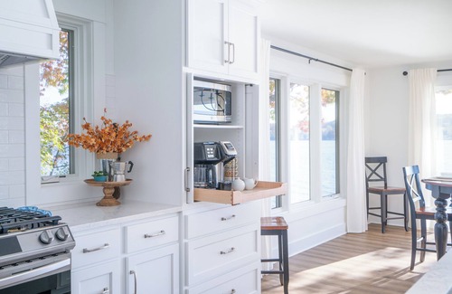 Geneseo Casa | Lakefront Luxury with Cottage Charm