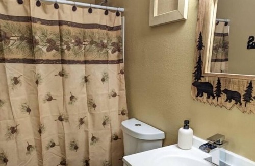 Hill City Apartamento | Lakeside Studio with Fireplace & Beautiful View!