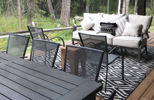 Whitefish Apartamento | Lakeview Escape l Luxury Home #3 w/Sauna, Fireplace & Large Private Deck