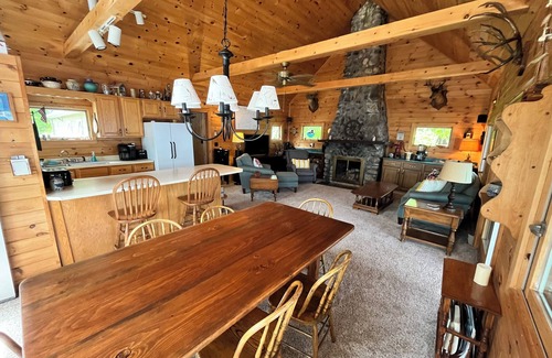 Rome Casa | Landmark 3 Camp Estate with Private Beach and Pier in Belgrade Lakes, Maine