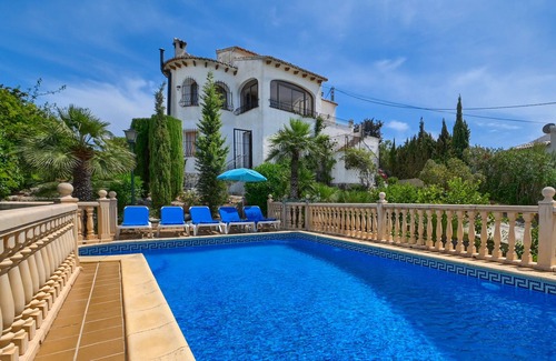Cap de la Nau Villa | Villa grande y confortable con piscina privada en Jávea, Costa Blanca, España para 8 personas