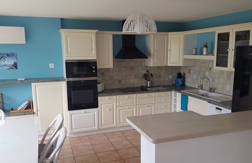 Argeles Plage Apartamento | Apartamento grande, excepcional vista al mar, frente al mar, Argeles Plage, 90 m².