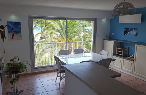 Argeles Plage Apartamento | Apartamento grande, excepcional vista al mar, frente al mar, Argeles Plage, 90 m².